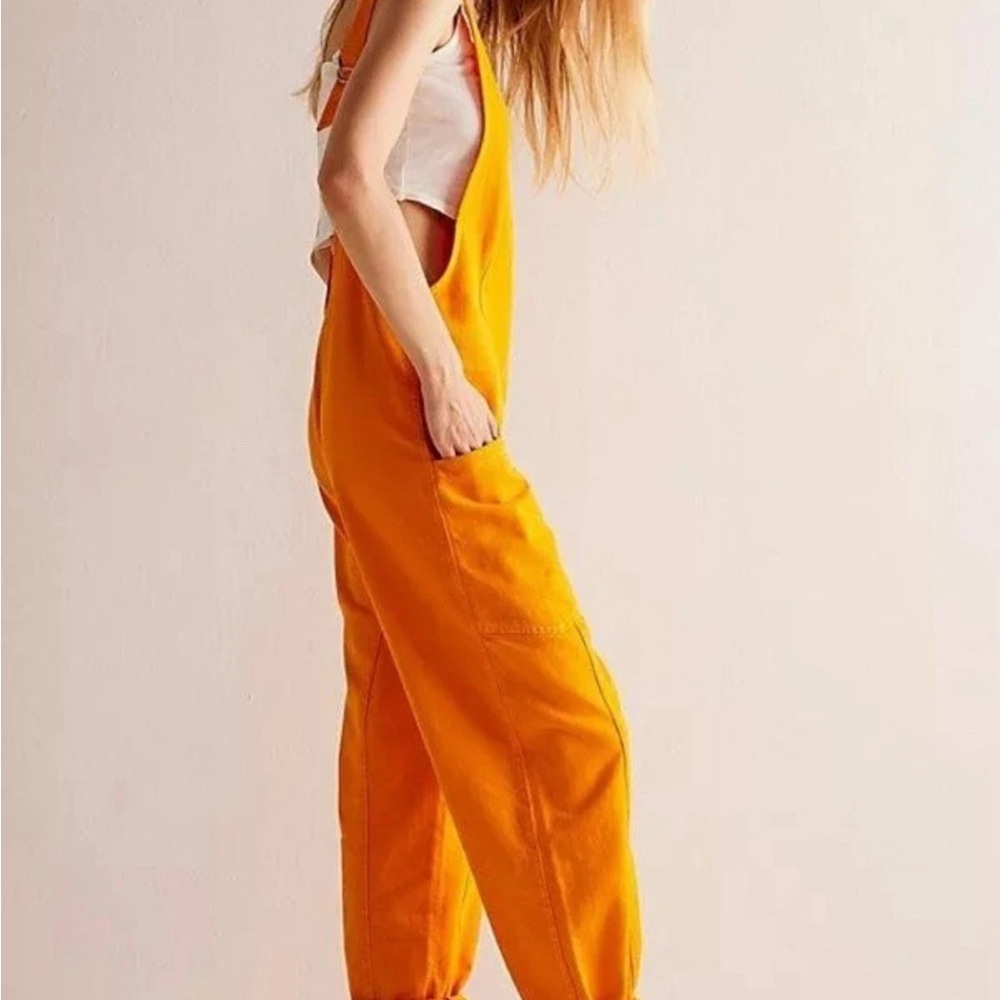 High Roller Women's Vitamin C Orange Jumpsuit Free People S